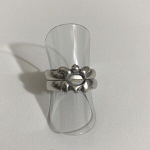 Vintage Sterling Silver Turtle Ring Size 6